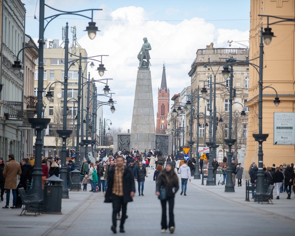 Plac Wolności - tłumy