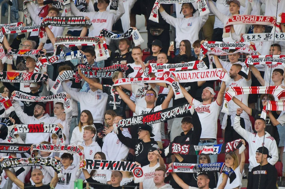 Kibice na meczu ŁKS Łódź z Polonią Bytom. Byłeś/aś tam? Odszukaj się w galerii!