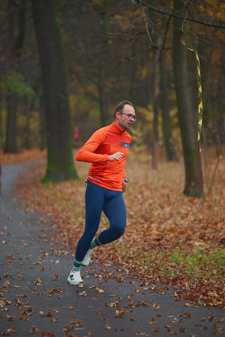 Łódź. Bieg Niepodległości w parku Julianowskim