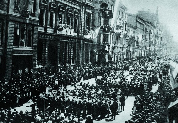 Demonstracja patriotyczna 3 maja 1916 r.