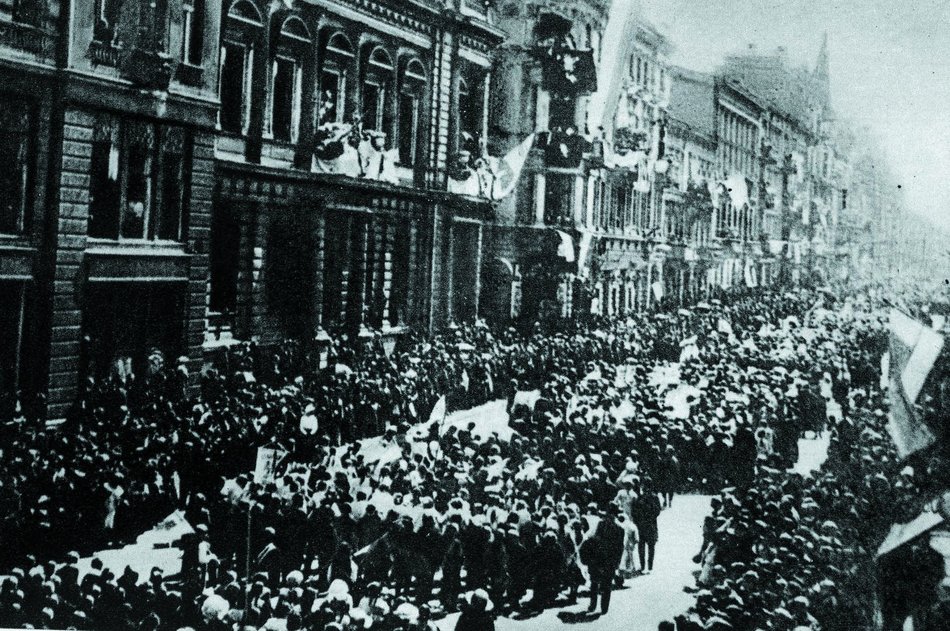 Demonstracja patriotyczna 3 maja 1916 r.