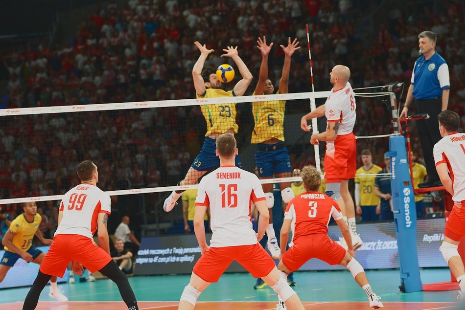 Łódź. Polska gra z Brazylią! Pełne trybuny w Atlas Arenie w Łodzi