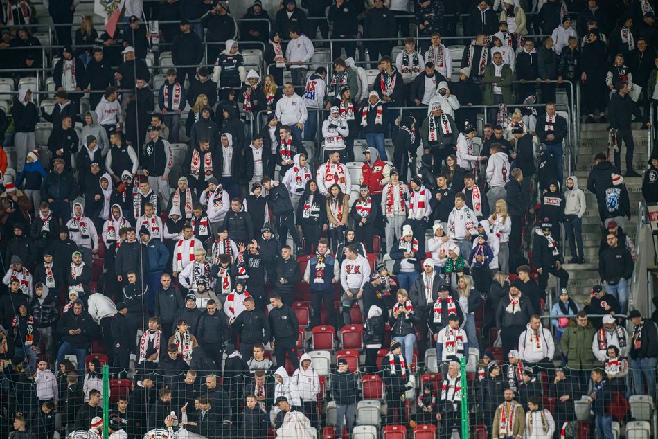 Łódź. Kibice na meczu ŁKS Łódź - Śląsk Wrocław. Byłeś/aś? Znajdź się w galerii