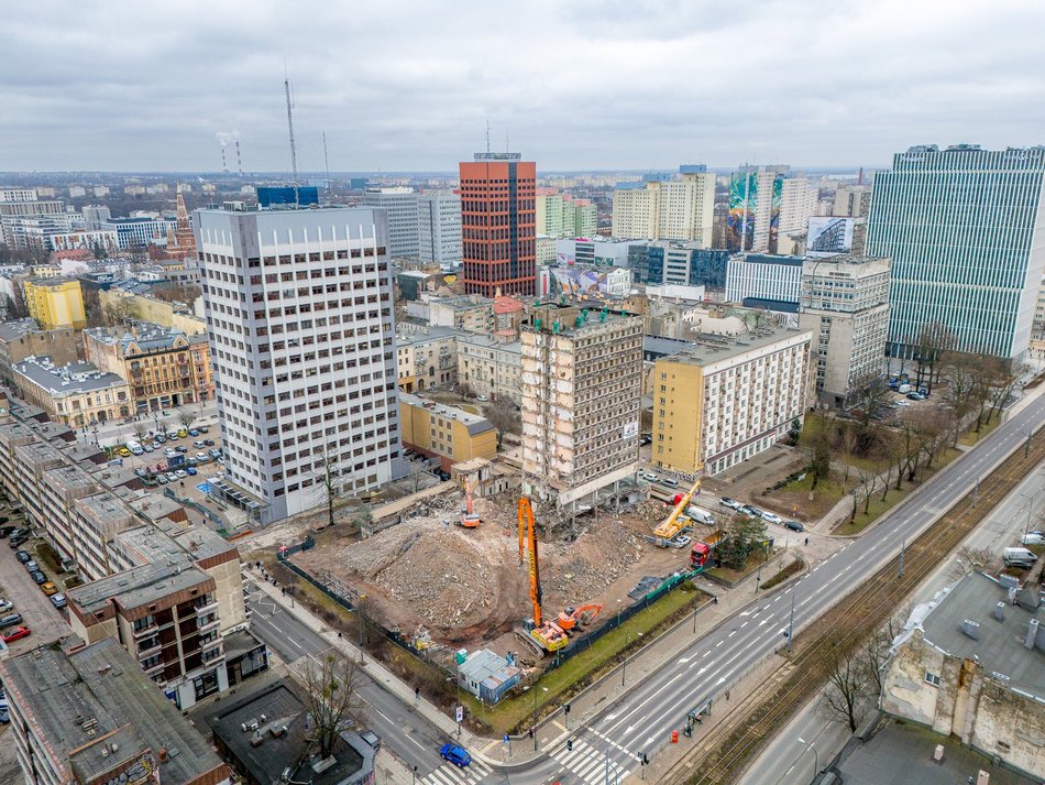 Rozbiórka hotelu Światowit