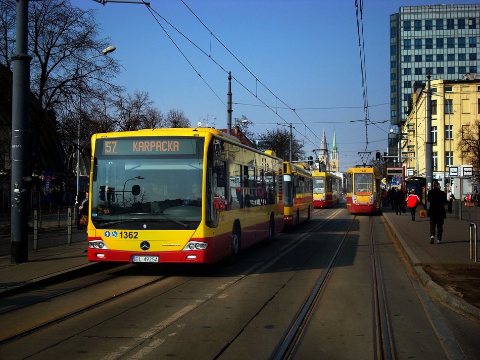 Łódź. Linia 57 MPK Łódź