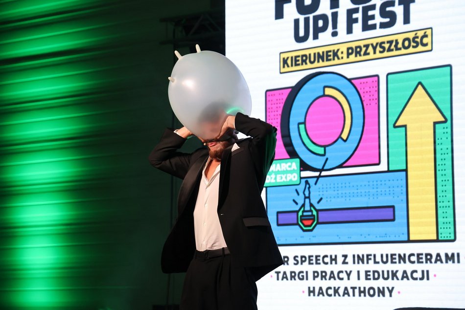 Łódź. Trzeci dzień Future Up! Fest w Łodzi. Byli Maciej Musiał, Kacper Błoński i Czarek Czaruje