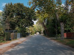 Łódź. Ulica Juhasowa na Stokach w Łodzi