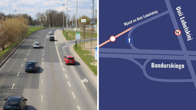Kolej Dużych Prędkości w Łodzi. Ważne zmiany w ruchu przy Bandurskiego już niebawem [MAPA]