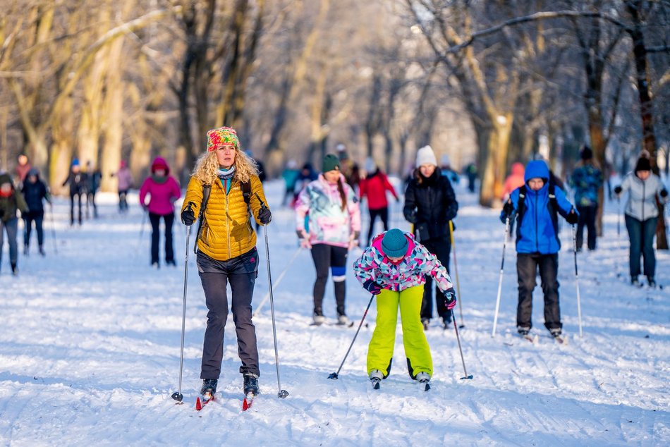Łódź. Zajęcia z narciarstwa biegowego