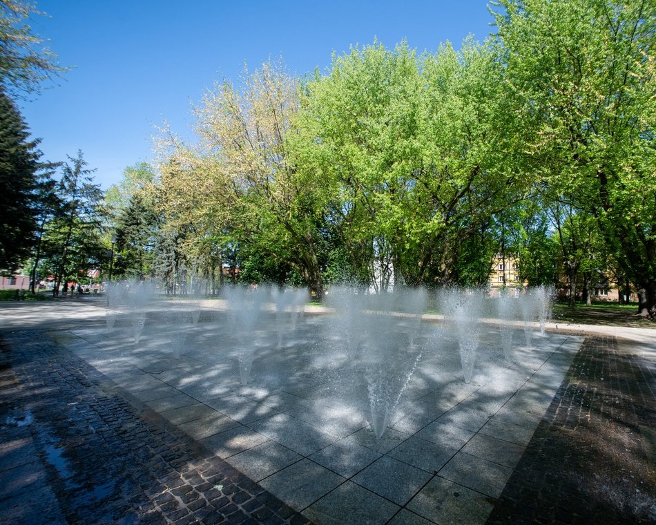 Łódź. Park Staromiejski w Łodzi