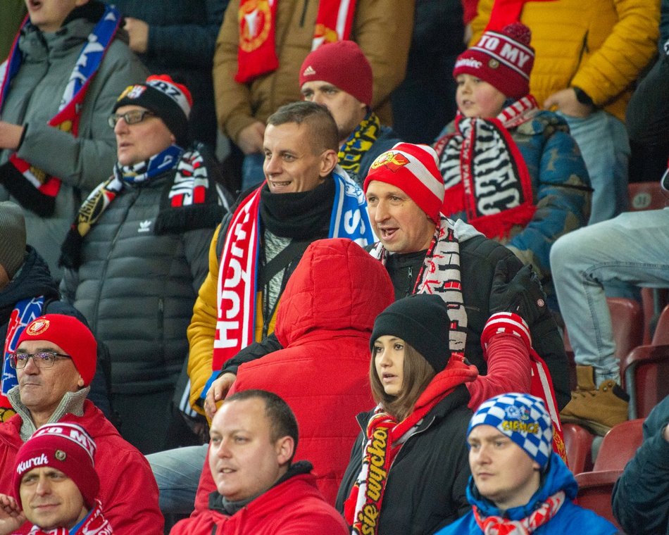 Kibice na meczu Widzew Łódź – Zagłębie Lubin