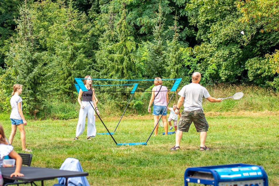 Piknik w parku na Młynku
