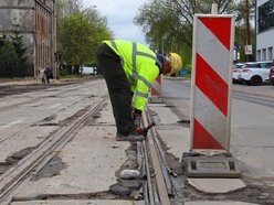 Przybyszewskiego w remoncie. Sprawdzamy, jak przebiegają prace.