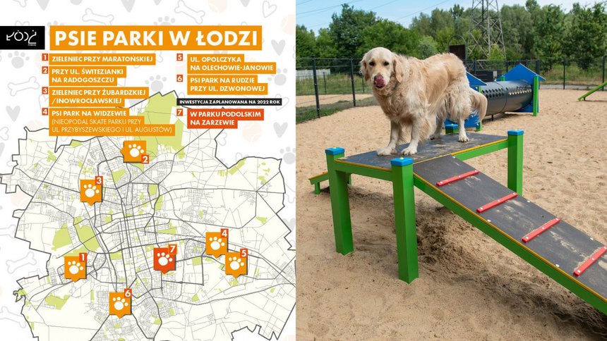 Psie parki w Łodzi - mat. ŁÓDŹ.PL