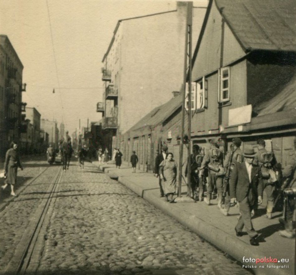 Ulica Wojska Polskiego - wrzesień 1939