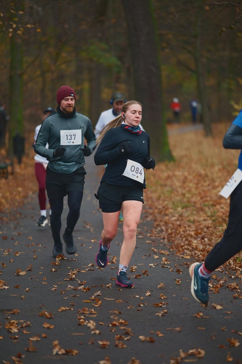 Łódź. Bieg Niepodległości w parku Julianowskim