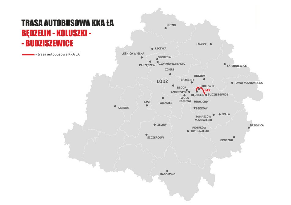 Nowe trasy autobusów ŁKA. Aż 9 połączeń już od grudnia