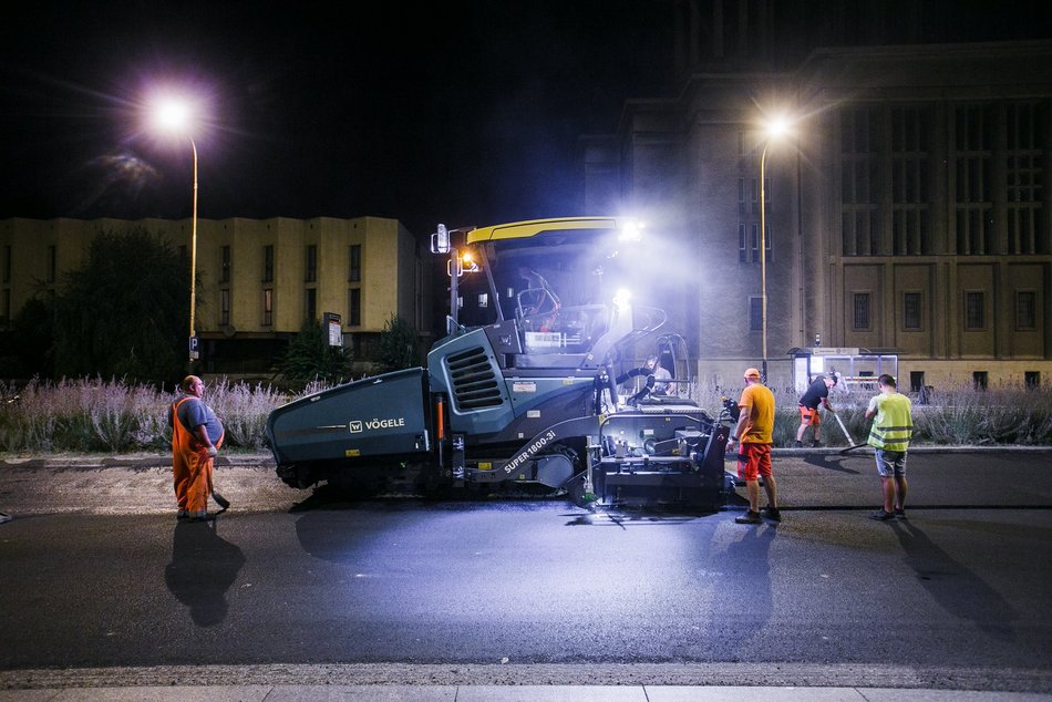Nocne prace na ul. Kopcińskiego