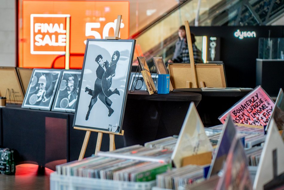 Łódź. Giełda winyli w Manufakturze