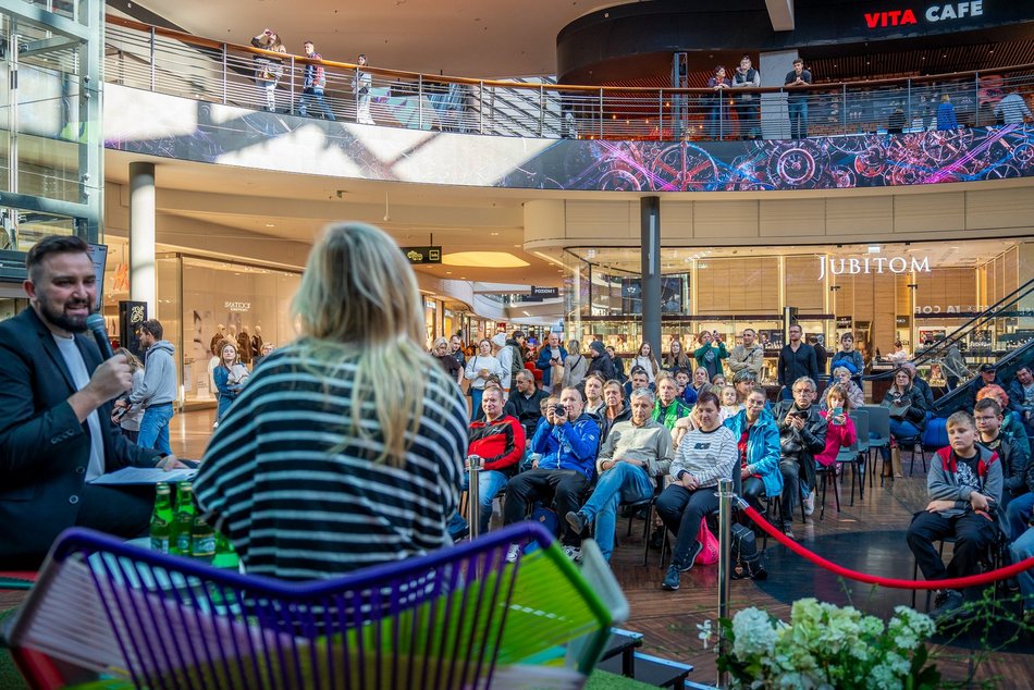 Łódź. Aleksandra Mirosław w Manufakturze. Złota medalistka olimpijska spotkała się z fanami