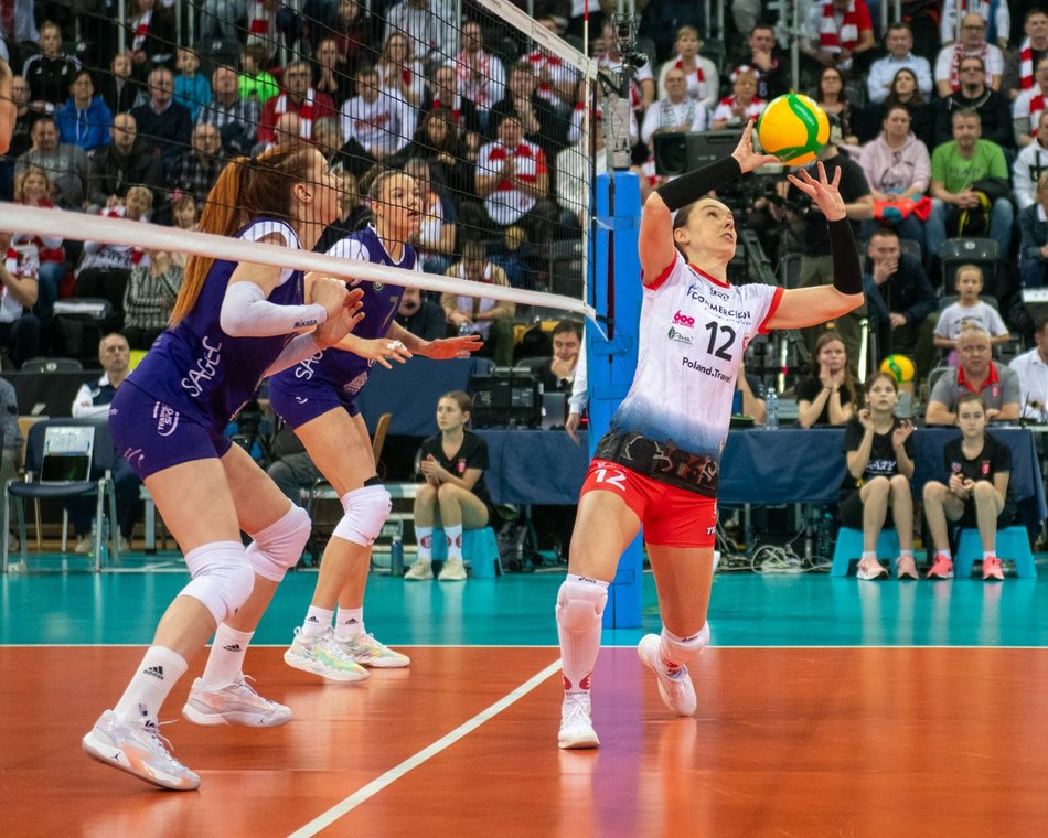 siatkarki podczas meczu