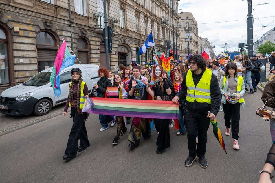 Łódź. Marsz Równości Łódź 2026 przeszedł ulicami miasta. Święto szacunku i tolerancji!