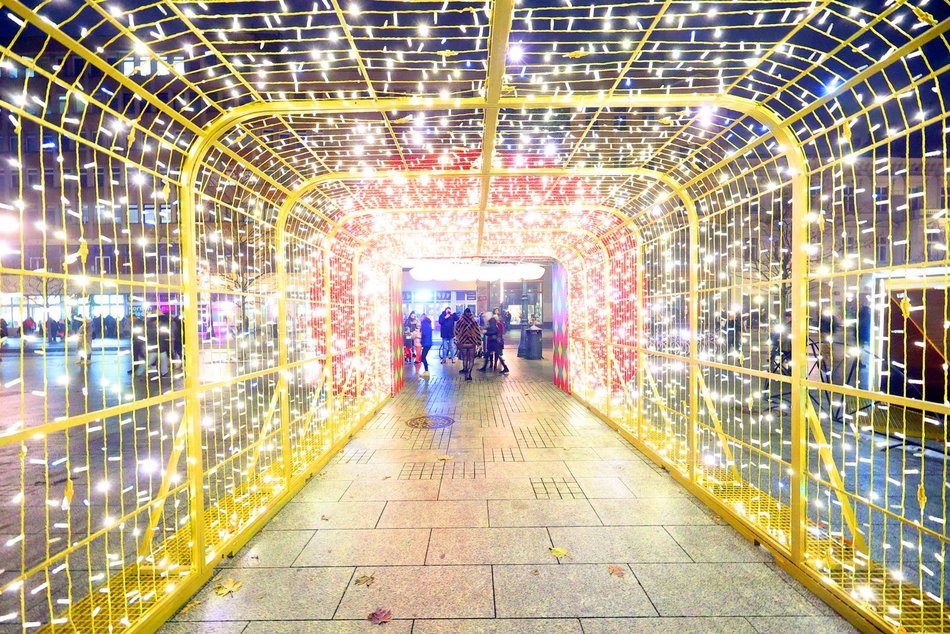 Iluminacje świąteczne w Łodzi. Zobacz najpiękniejsze ozdoby na Piotrkowskiej i placu Wolności