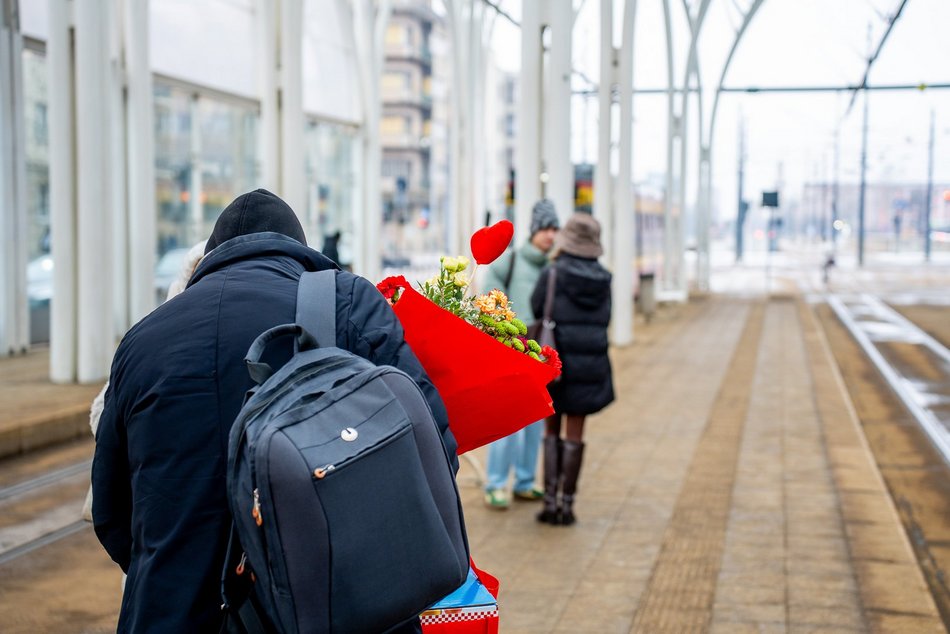 Łódź. Darmowy walentynkowy tramwaj MPK Łódź na ulicach miasta! Jak tu można go nie kochać?