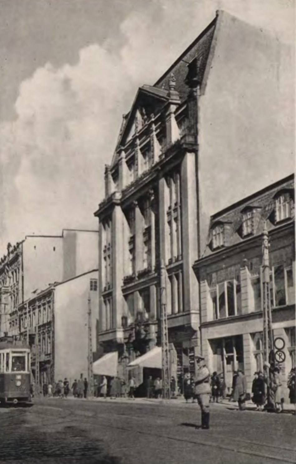 Piotrkowska z czasów II wojny światowej archiwalne zdjęcia