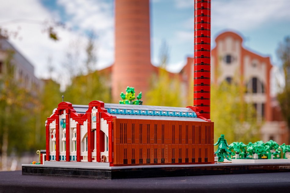 Elektrownia Scheiblera z klocków LEGO