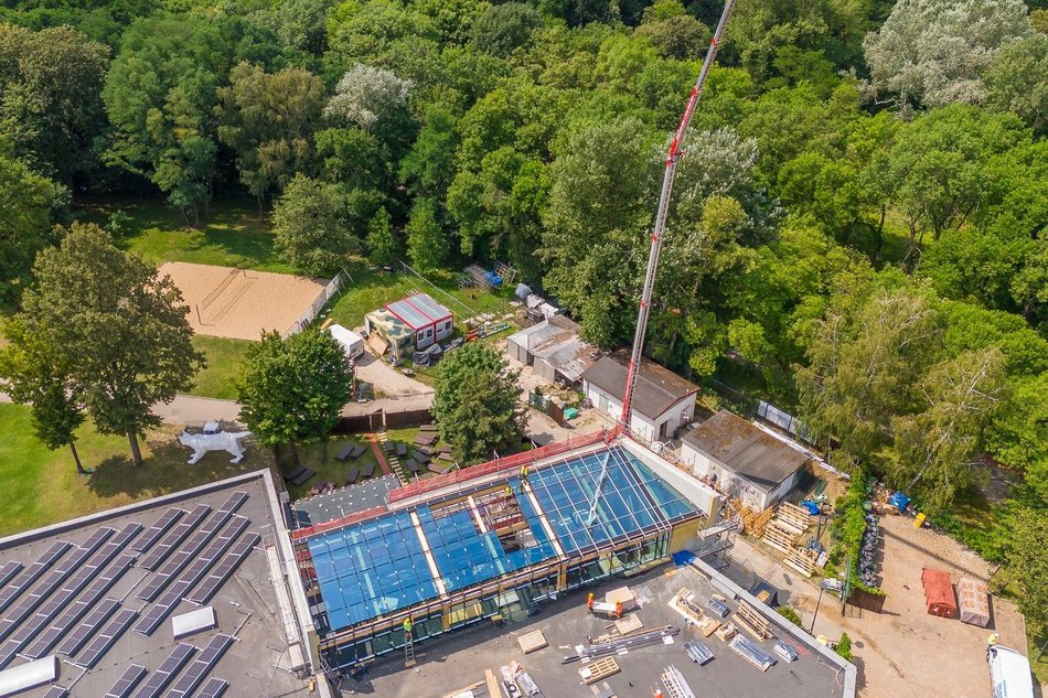 Rozbudowa saunarium w Aquaparku Fala