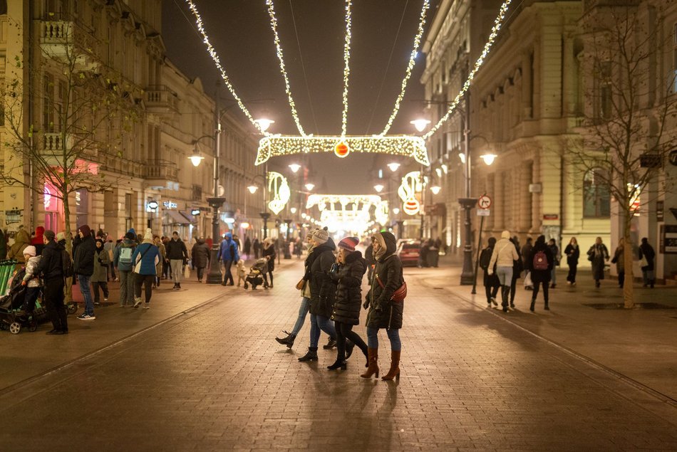 Iluminacje na Piotrkowskiej