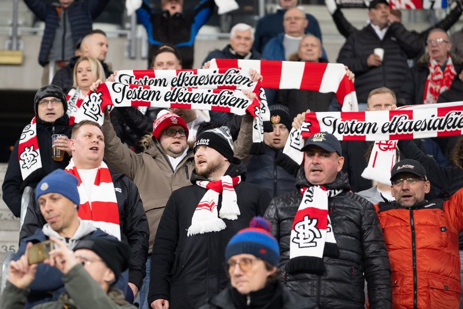 Kibice na meczu ŁKS Łódź z Miedzią Legnica. Odszukaj się w naszej galerii
