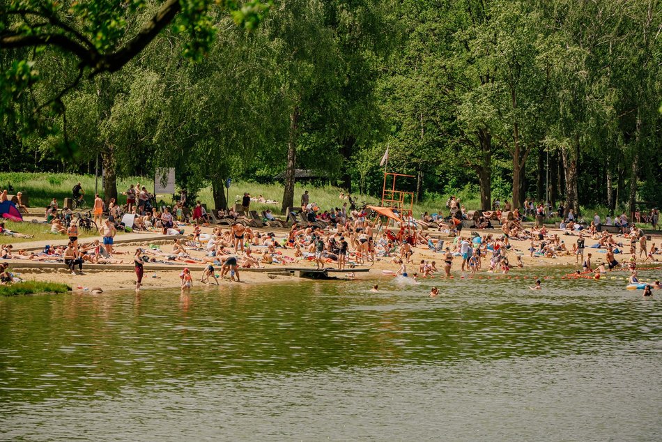 Łódź. Arturówek w Łodzi tętni życiem. Tak łodzianie powitali pierwszy dzień lata!