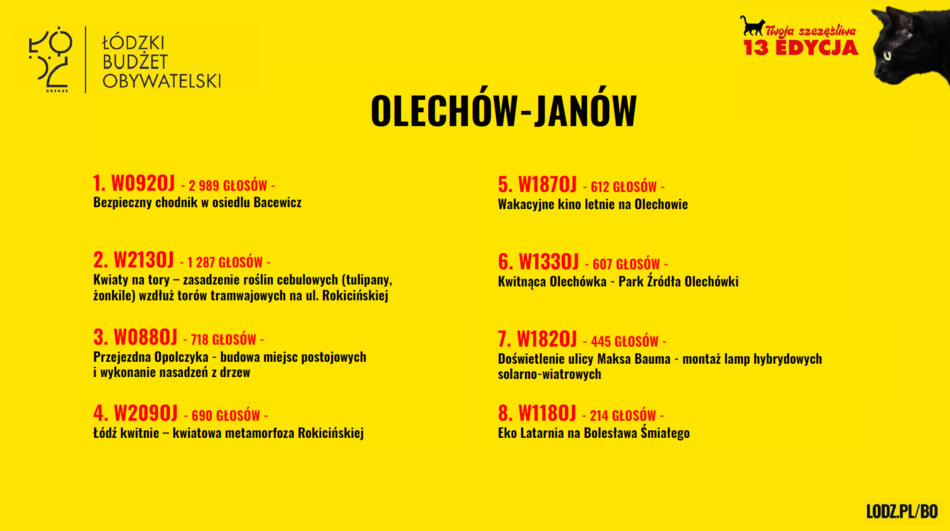 Łódź. Budżet Obywatelski Łódź 2026. Znamy wyniki! Sprawdź, czy twój projekt wygrał głosowanie!