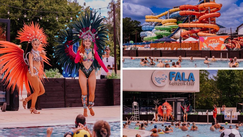 Łódź. Wakacyjna wyprawa w Aquaparku Fala w Łodzi. Kierunek: Brazylia!