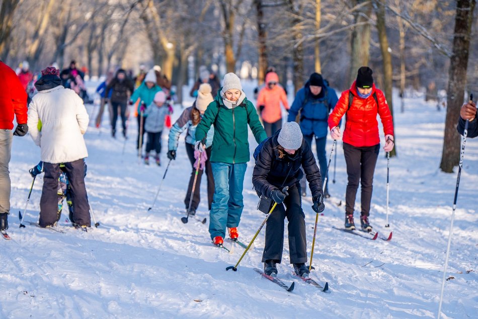Łódź. Zajęcia z narciarstwa biegowego
