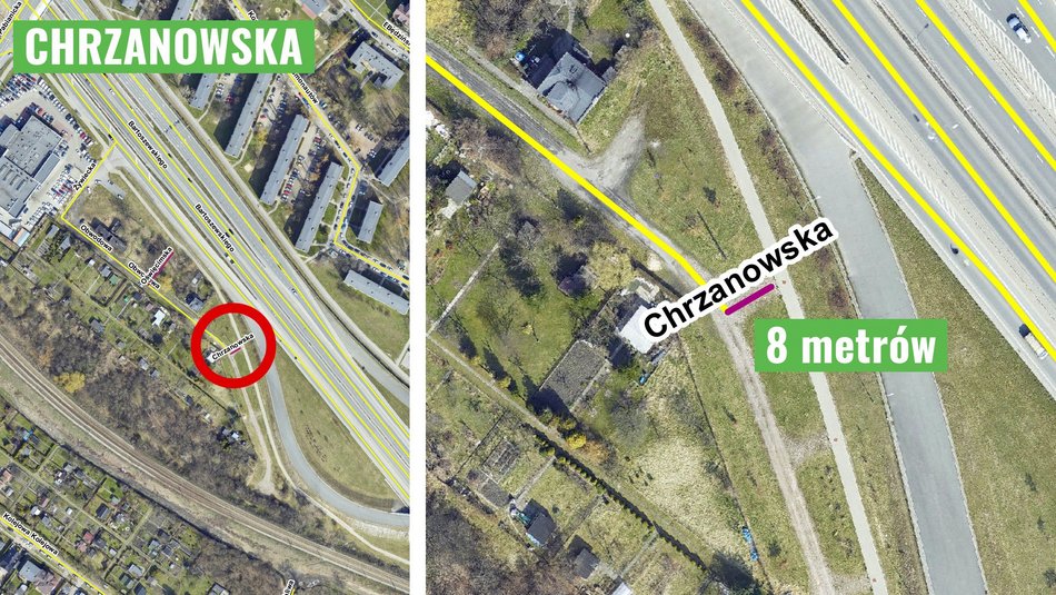 lodz najkrotsze ulice