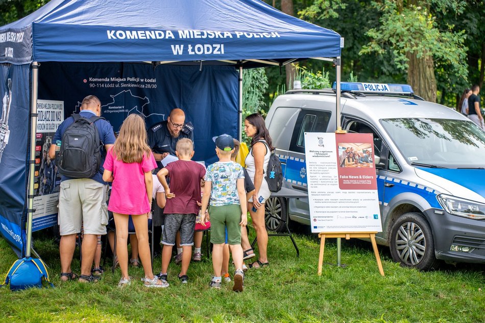 Piknik w parku na Młynku