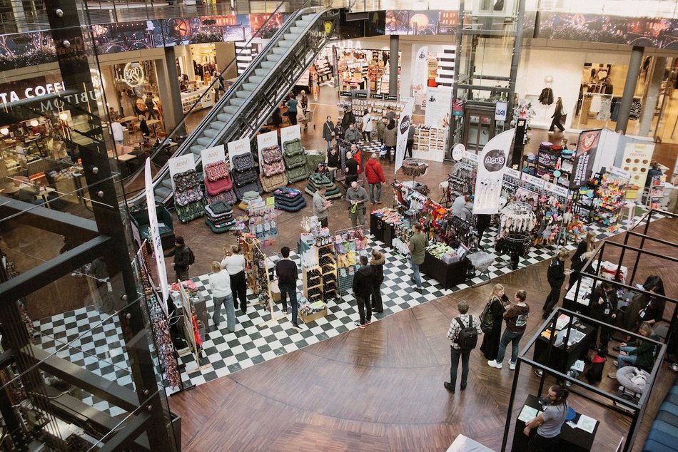 Łódź. Psi Targ w Manufakturze