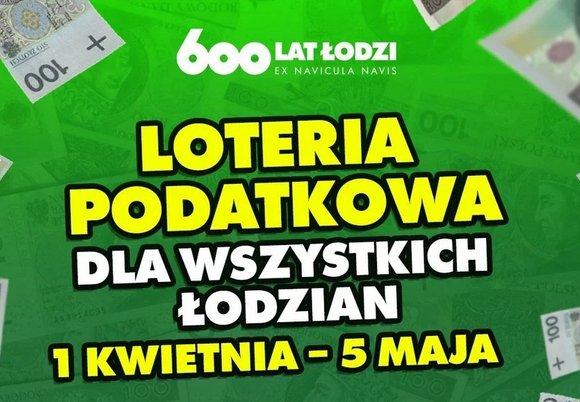 Loteria Podatkowa w Łodzi 2023. Złóż PIT i wygraj nagrody!