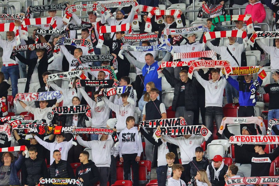 Kibice na meczu ŁKS Łódź z Wisłą Płock. Byłeś na trybunach? Odszukaj się w naszej galerii!