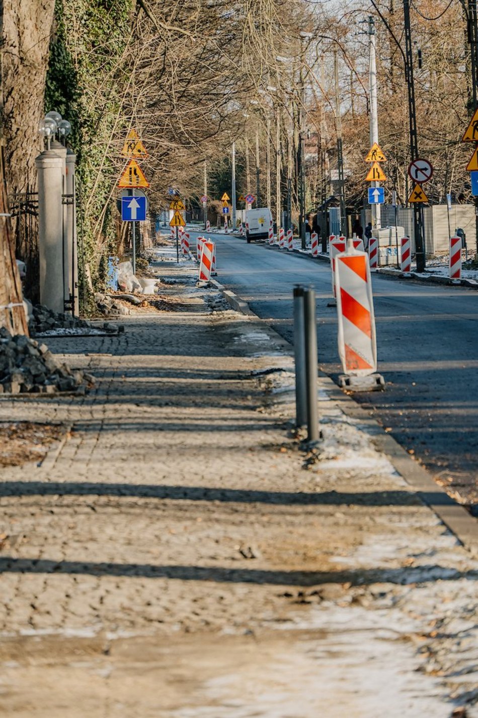 Łódź. Remont ulicy Bema