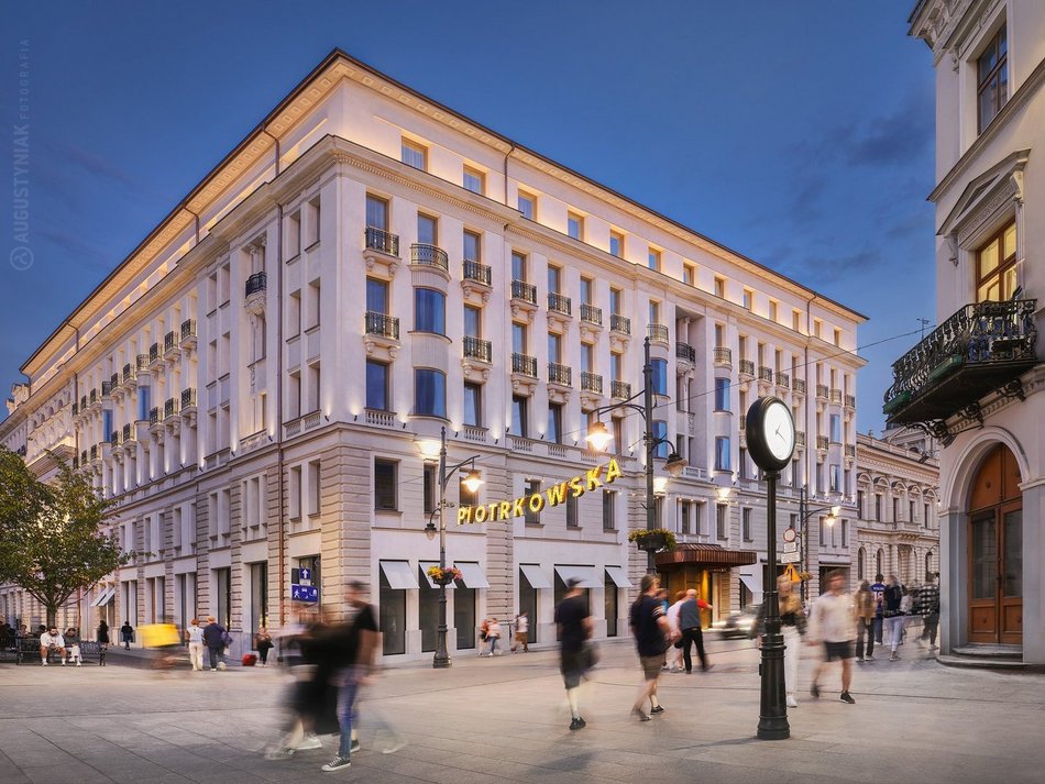 Łódź. Piotrkowska w Łodzi