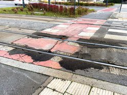 Łódź. Szybkie remonty torowisk przy rondzie Sybiraków (na zdjęciu) i Łagiewnickiej. Zmiany MPK Łódź