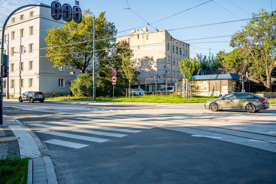 Skrzyżowanie Przybyszewskiego z Kilińskiego otwarte