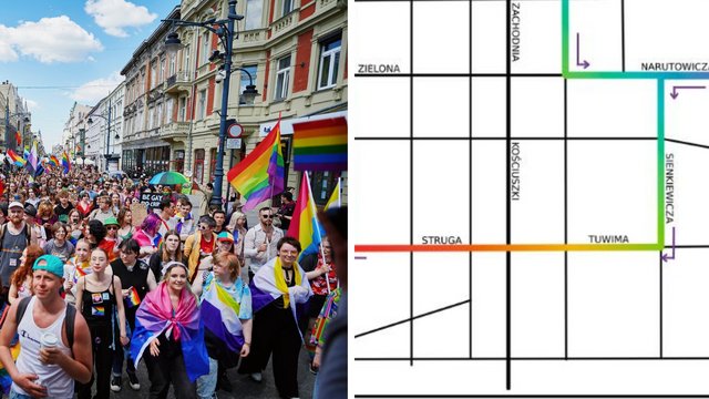 Marsz Równości 2024 w Łodzi. Kiedy się odbędzie i którędy przejdzie? [MAPA]