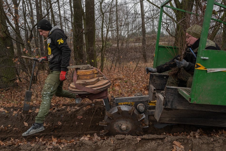 Sadzenie drzew na Żabieńcu