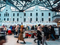 II Łódzkie Targi Książki na dworcu Łódź Fabryczna