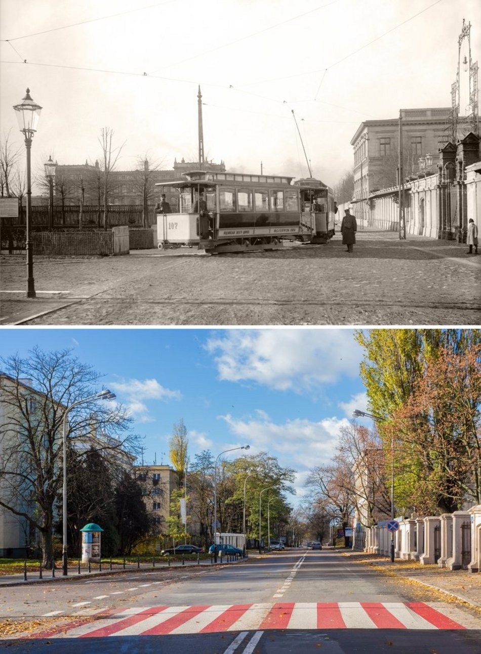 dawna obecna lodz refotografie